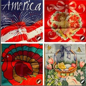 BUNDLE of 13-  Holiday & Seasonal House and Garden Flags